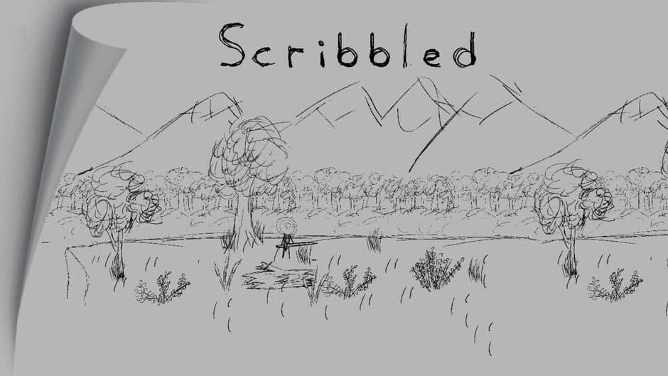 Scribbled banner