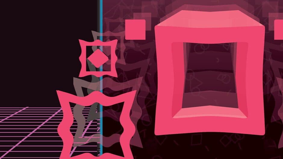 Big Neon Tower vs. Tiny Square banner