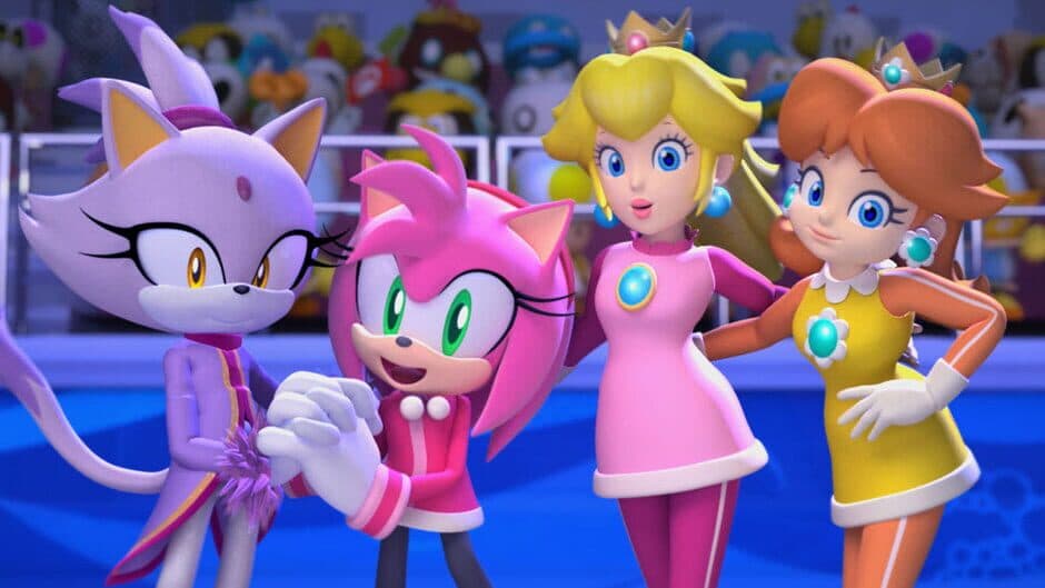 Mario & Sonic at the Olympic Winter Games banner