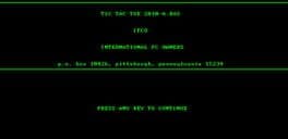 Tic-Tac-Toe cover art