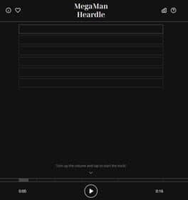 Mega Man Heardle cover art