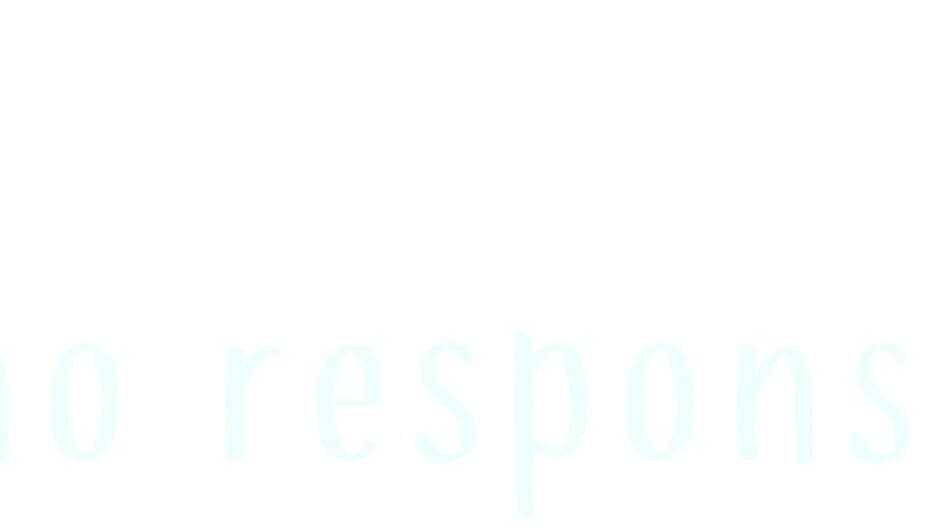 No Response banner