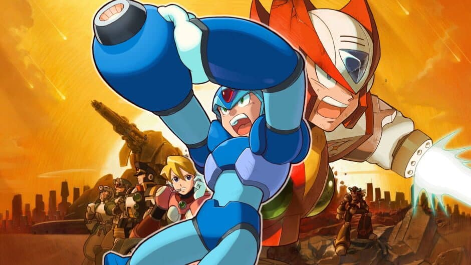 Mega Man X5 banner