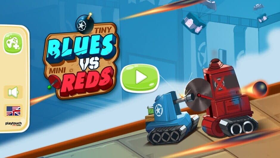 Tiny Blues vs. Mini Reds banner