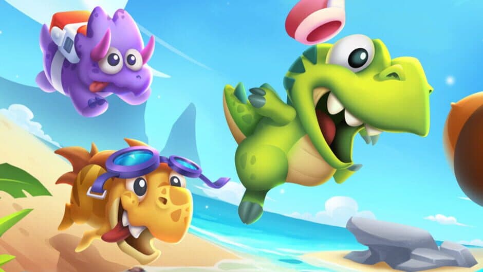 Dino Dash Party banner