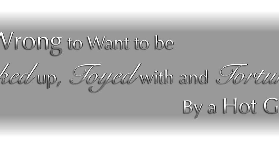 Is it Wrong to Want to be Locked up, Toyed with and Tortured by a Hot Guy? banner