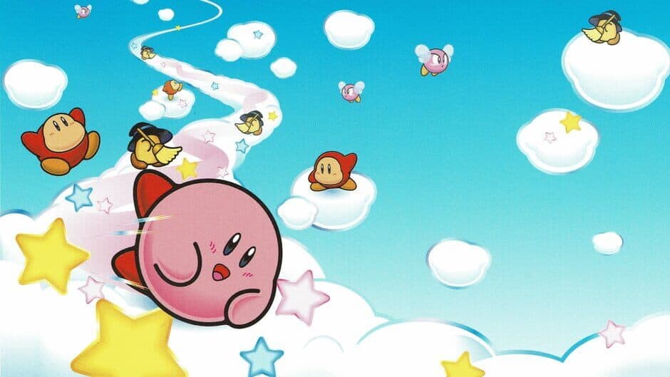 Kirby Tilt 'n' Tumble banner