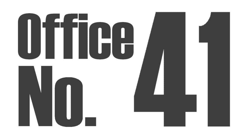 Office No. 41 banner