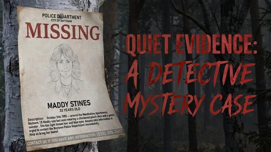 Quiet Evidence: A Detective Mystery Case banner