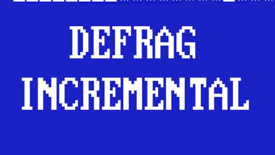 Defrag Incremental banner