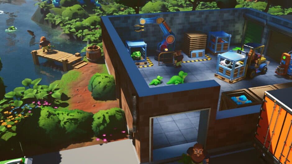 Overhatched banner