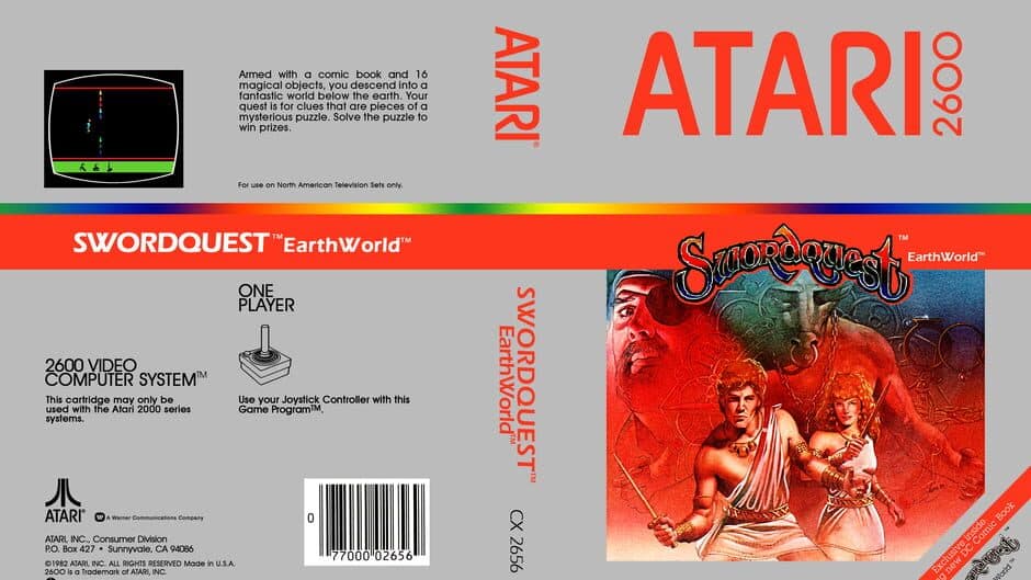 Swordquest: Earthworld banner