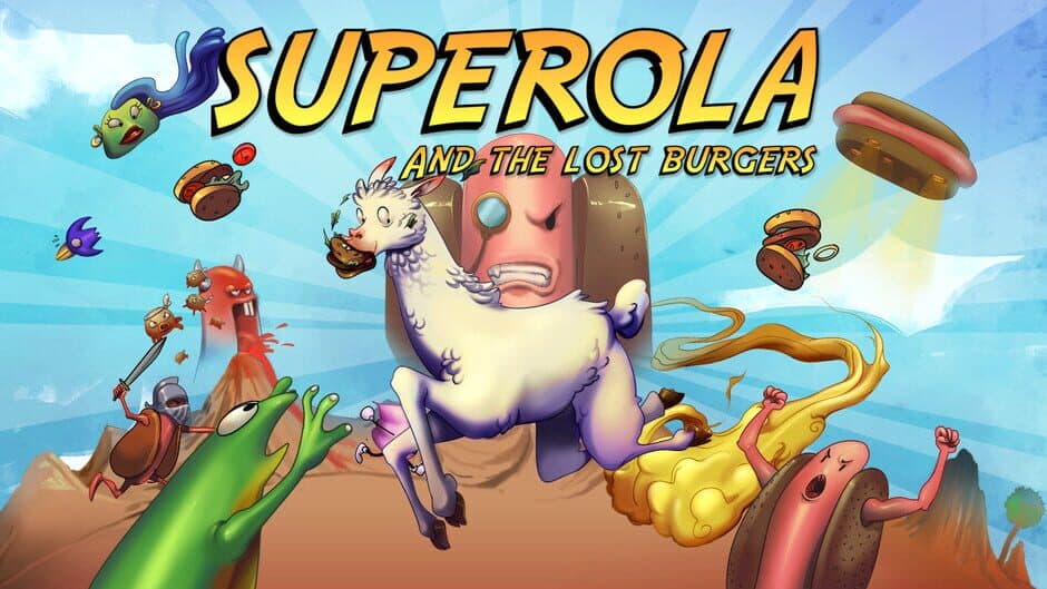 Superola and the Lost Burgers banner