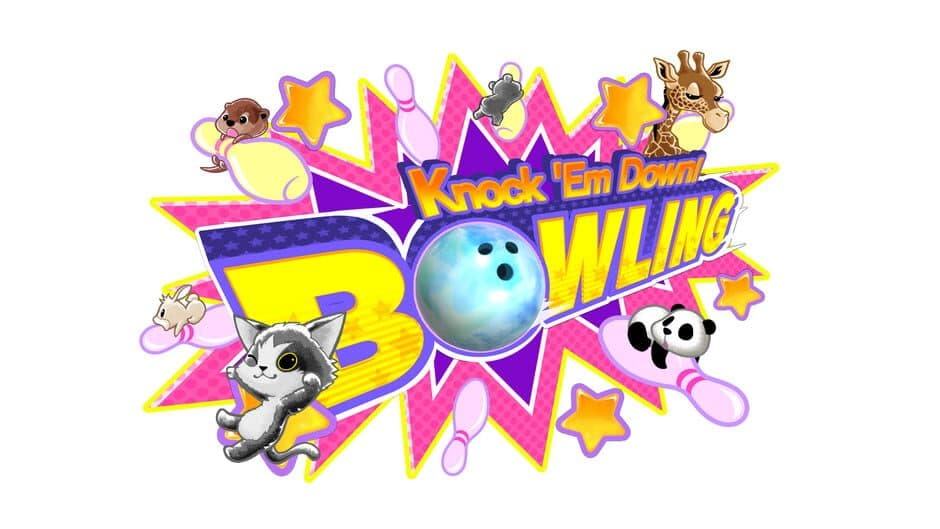 Knock 'Em Down! Bowling banner