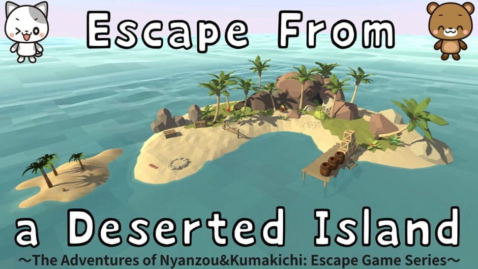 Escape From a Deserted Island: The Adventures of Nyanzou & Kumakichi banner